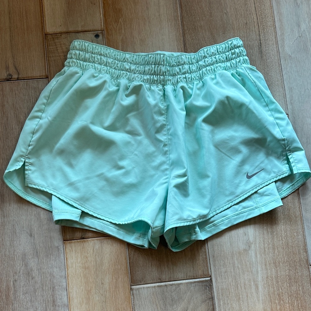 Nike Women’s Mint Green Athletic Running Shorts